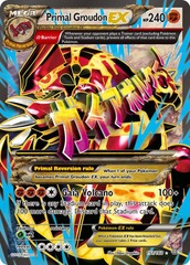 Primal Groudon-EX - 151/160 - Full Art Ultra Rare